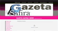 Desktop Screenshot of gazetasafira.com
